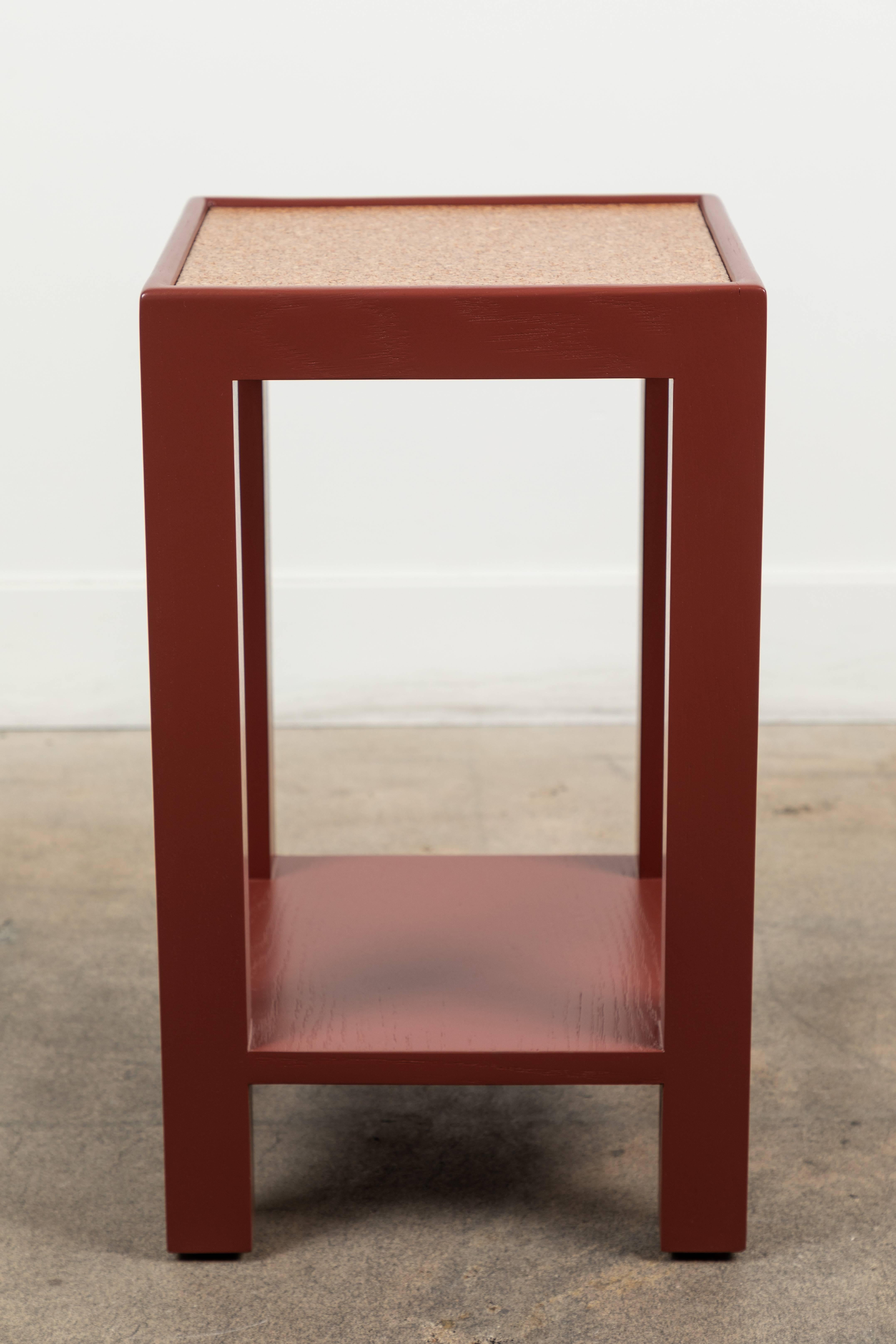 Contemporary Narrow Side Table Square - Short by Lawson-Fenning