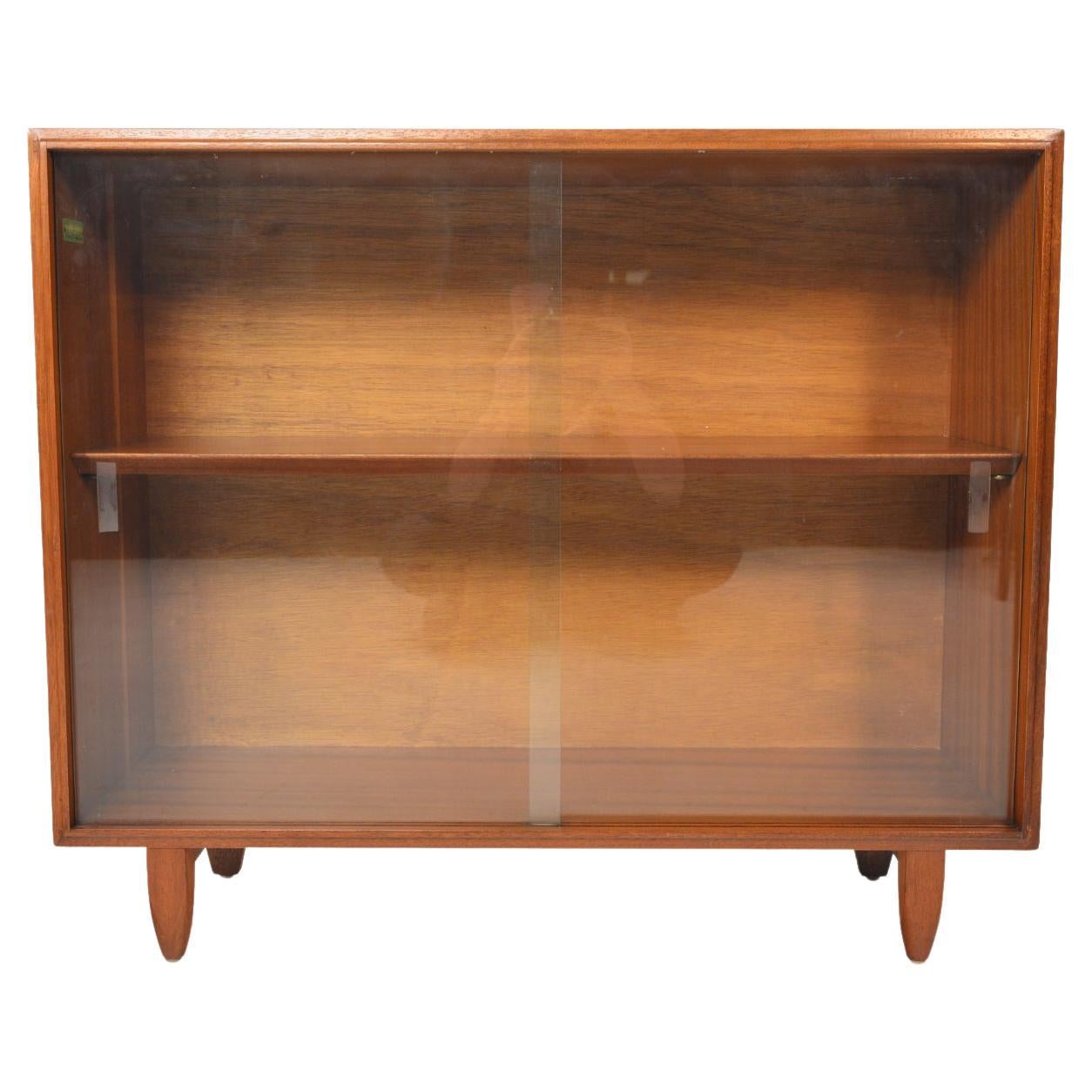 Lucite and Glass MidCentury Modern Curio at 1stDibs