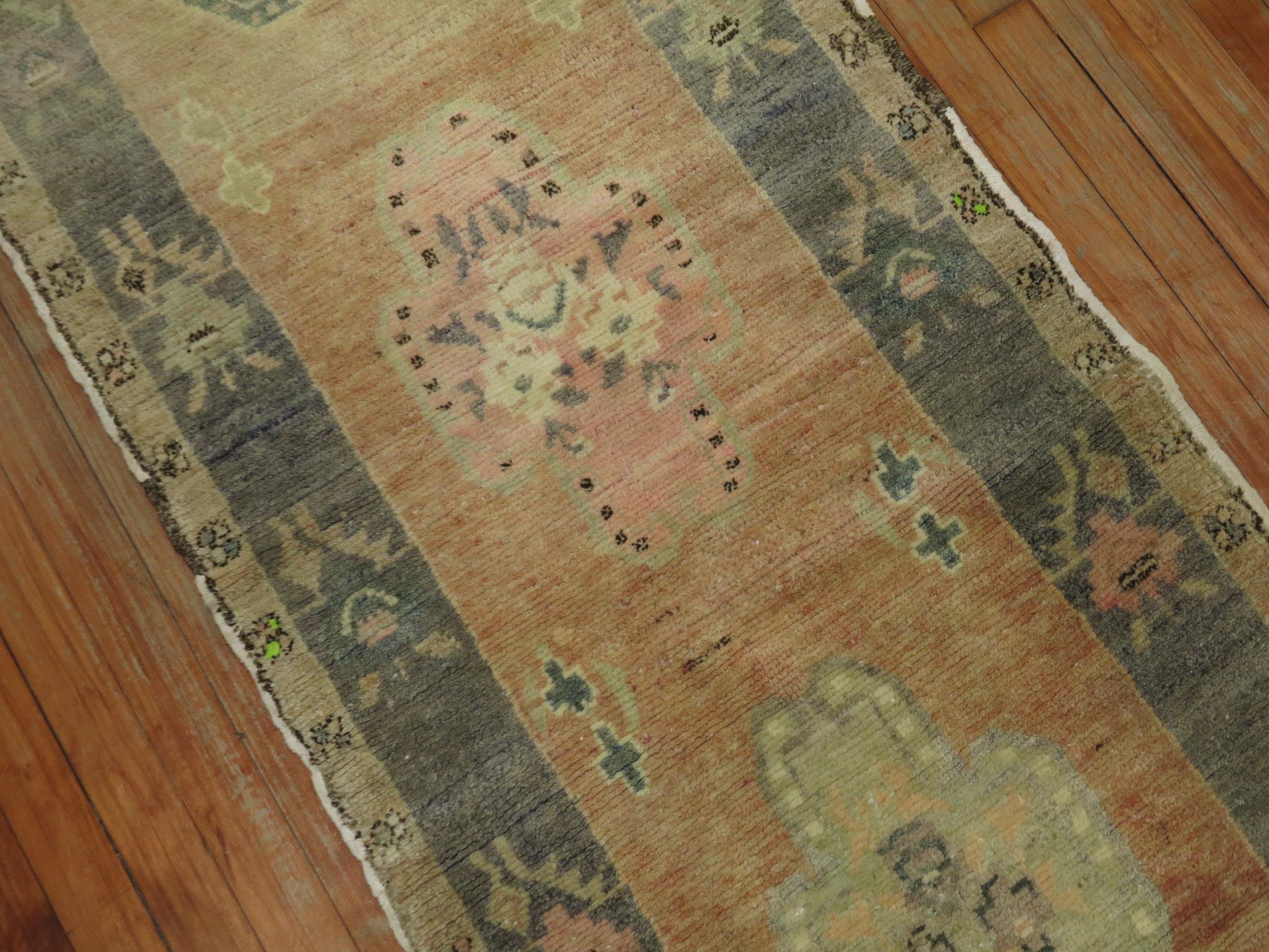 Narrow Vintage Turkish Runner In Good Condition In New York, NY
