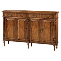 Narrow Walnut Sideboard