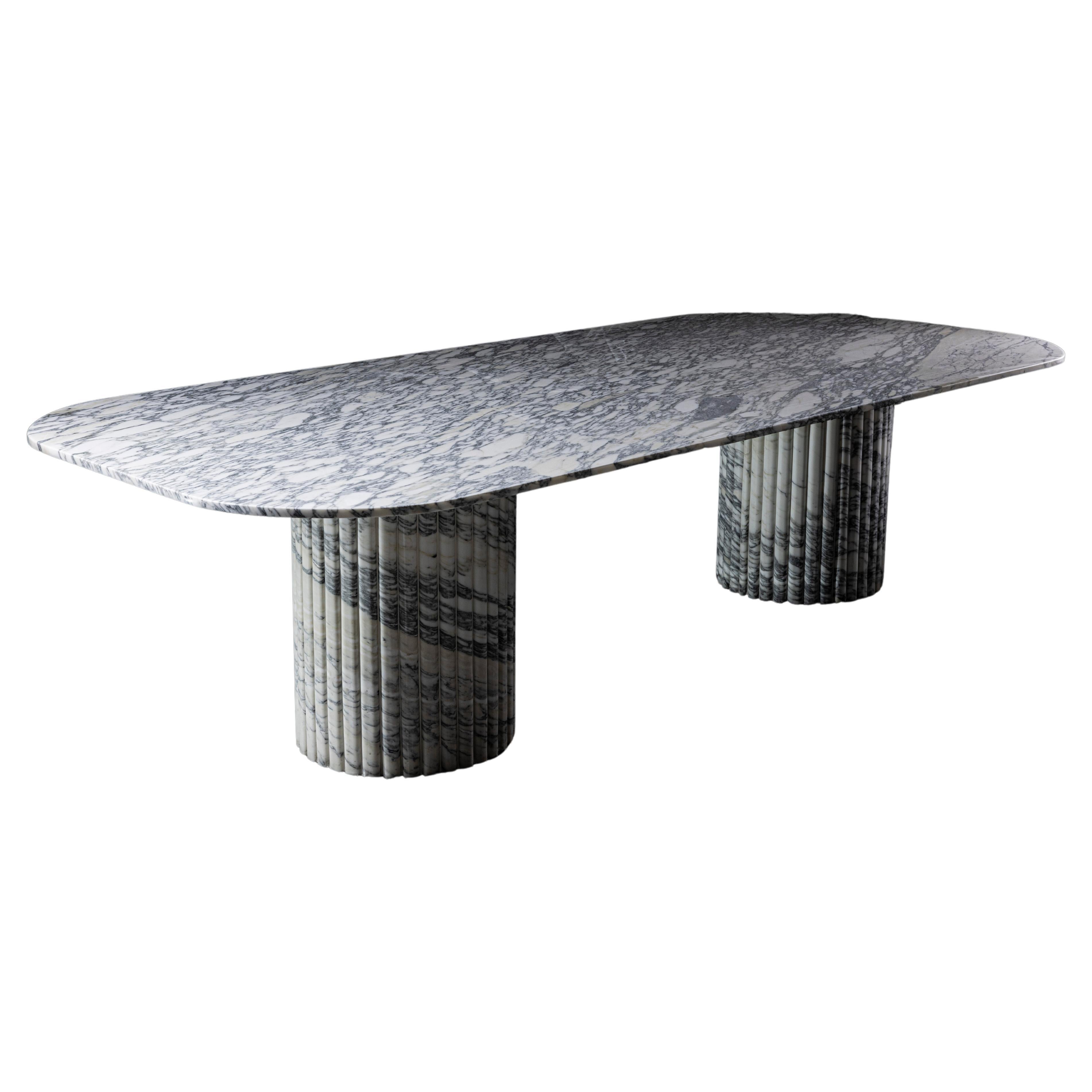 Wonderful Italian Marble Dining Table at 1stDibs