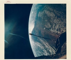 NASA, Gemini 2 View of Earth, Retro Space Photography on Kodak Paper