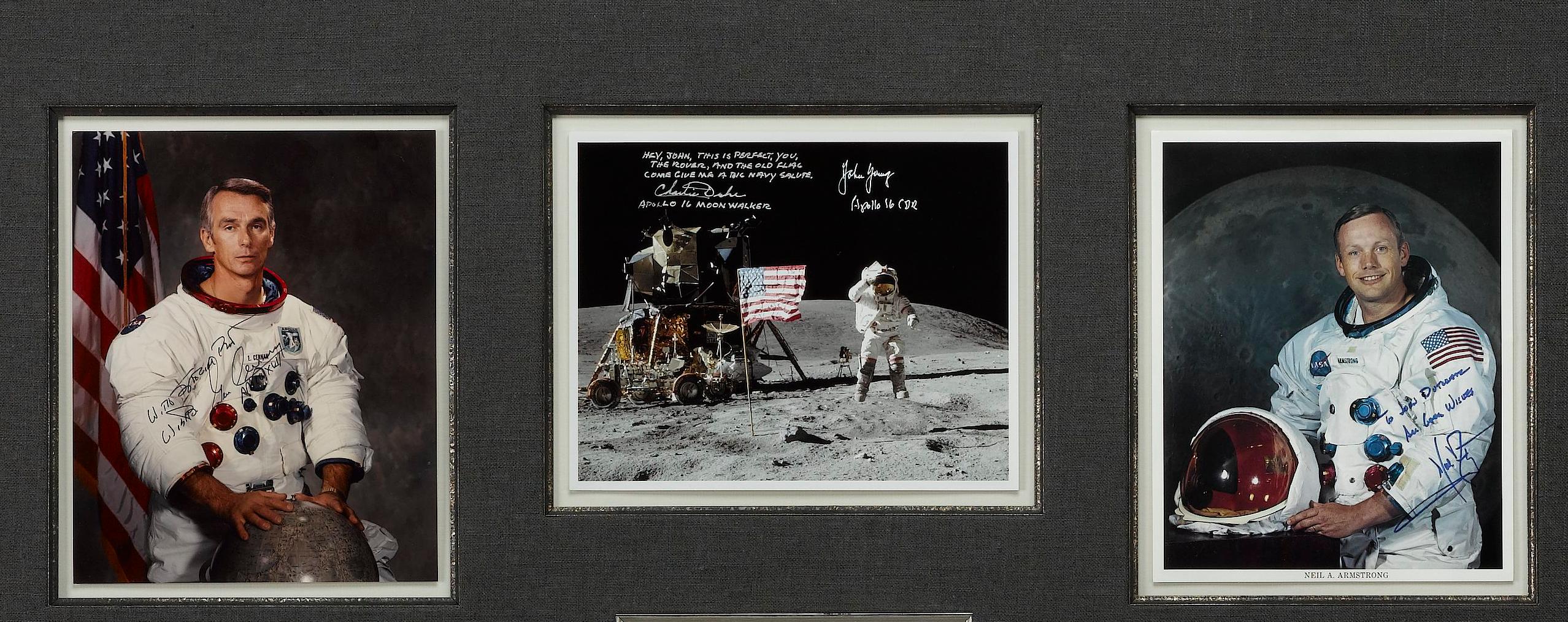 American NASA Moonwalkers Signature Collage