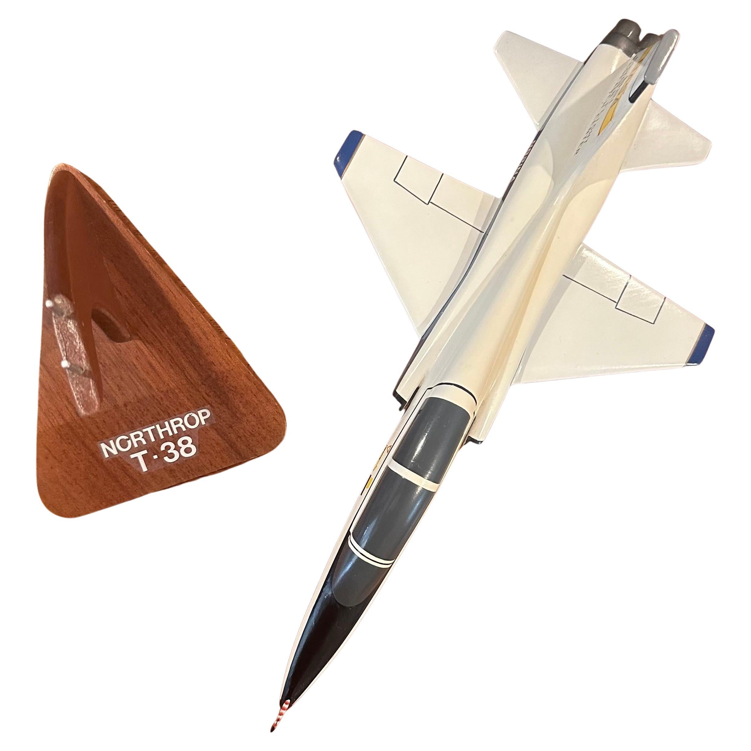 20th Century NASA T-38 Northrop Talon/ Airplane Contractor Desk Model