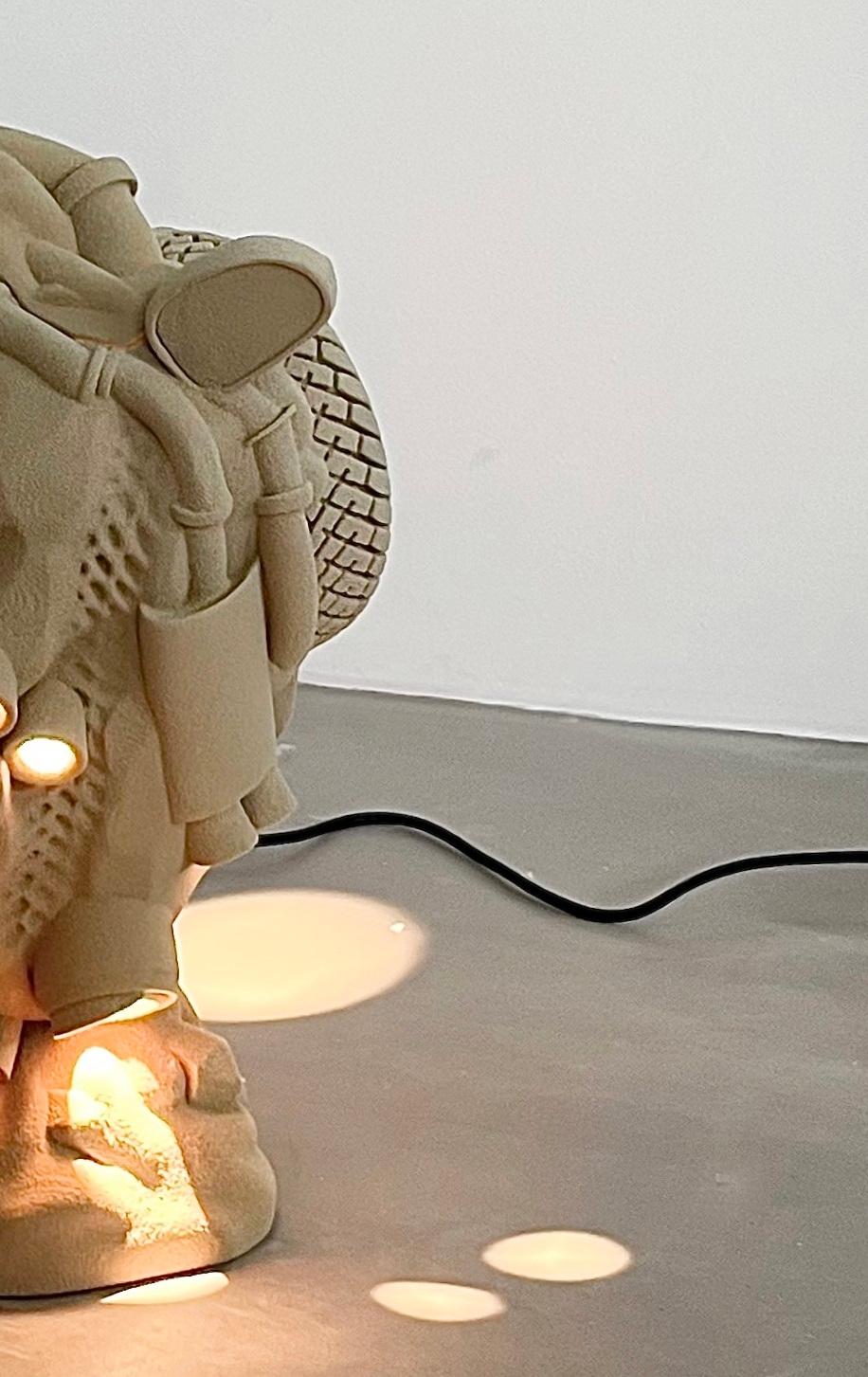 Lampe de table sculpturale Nascar imprimée en sable quartz par Jacob Egeberg Neuf - En vente à Geneve, CH