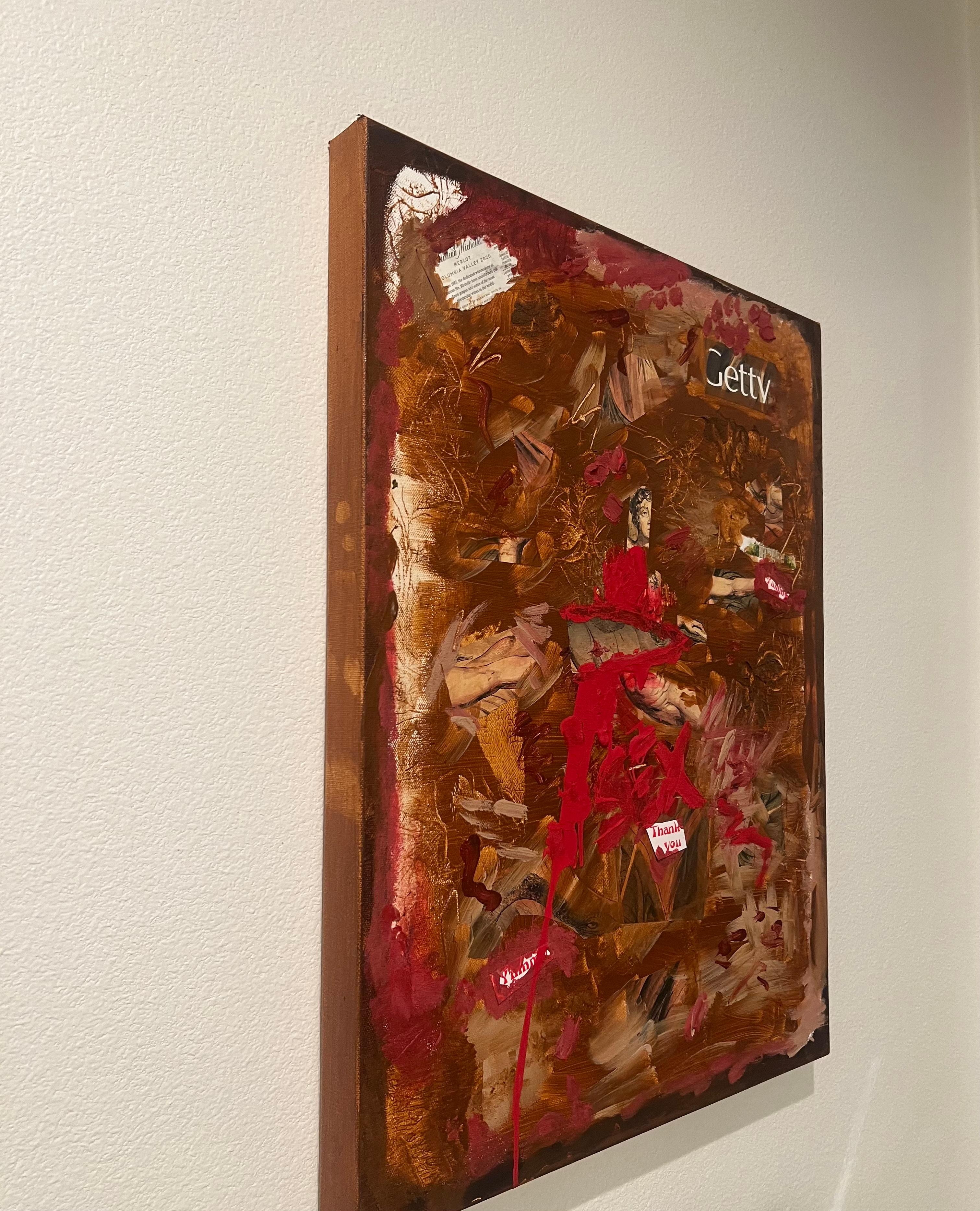 Abstract Painting di Nashali Rodriguez - "Il Getty Houx