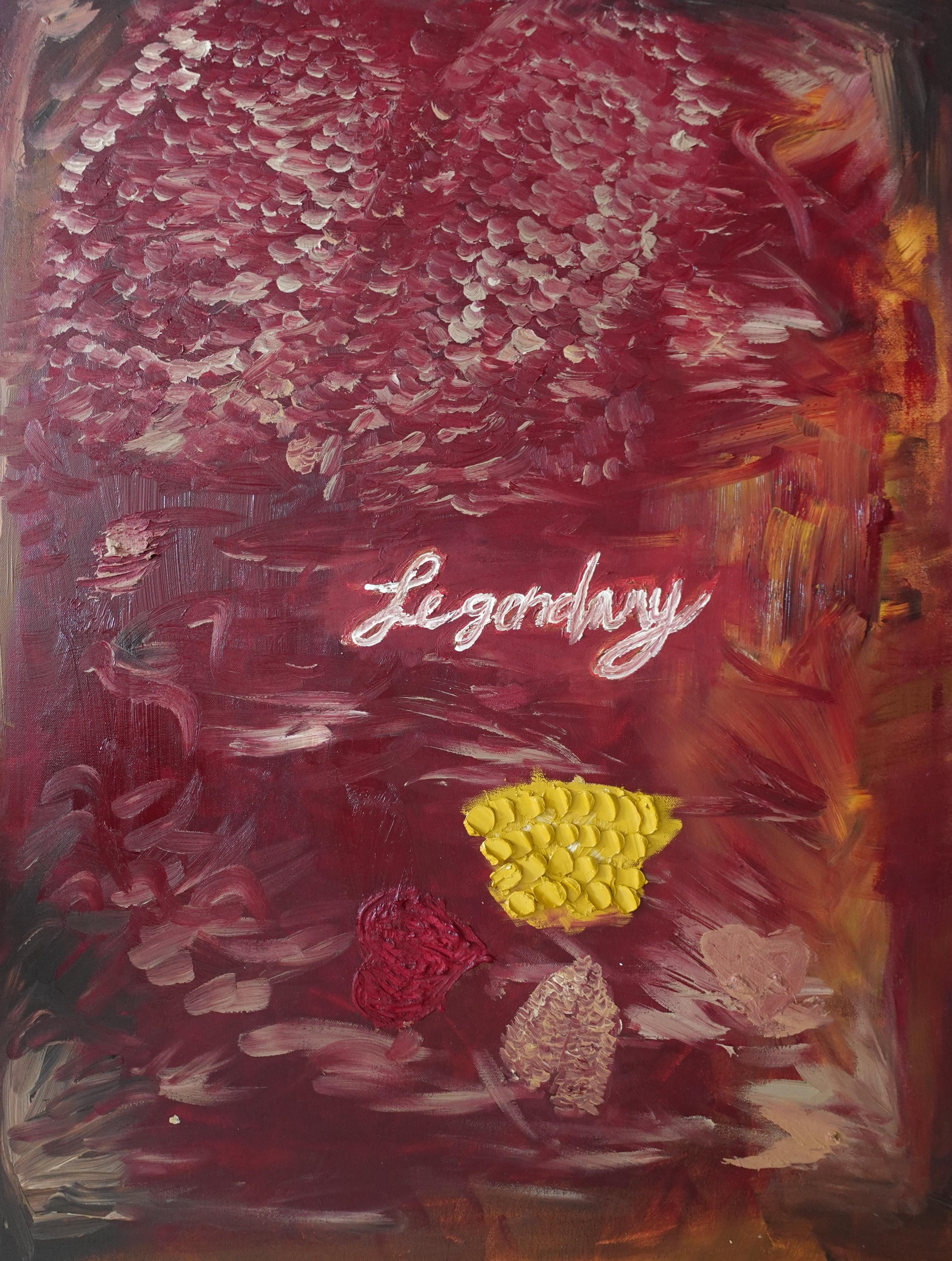 Nashali Rodriguez Abstract Painting - "The Legendary"