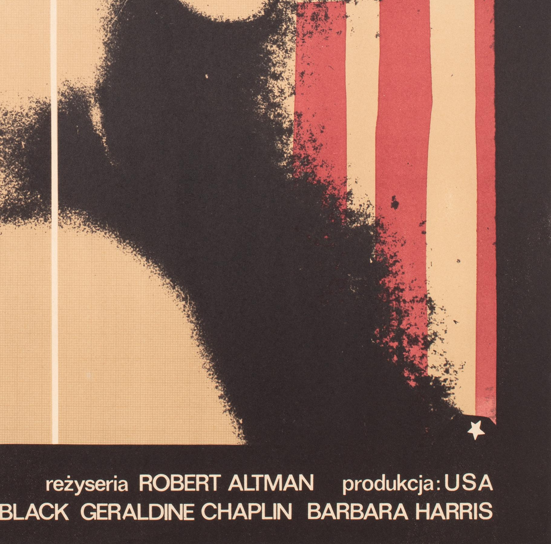 Polonais Affiche A1 polonaise du film Nashville, 1976, Klimowski en vente