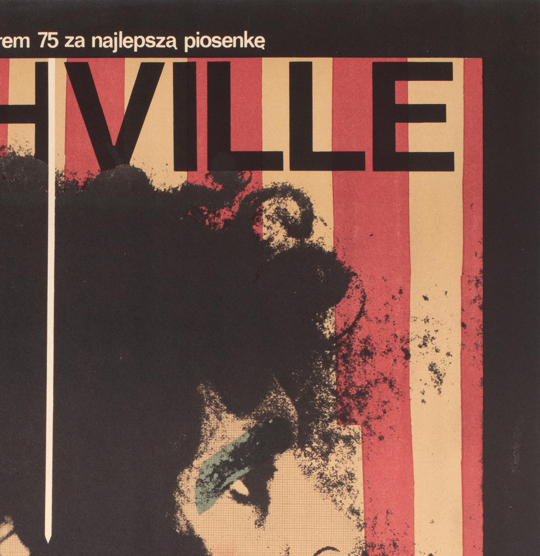 Papier Affiche A1 polonaise du film Nashville, 1976, Klimowski en vente