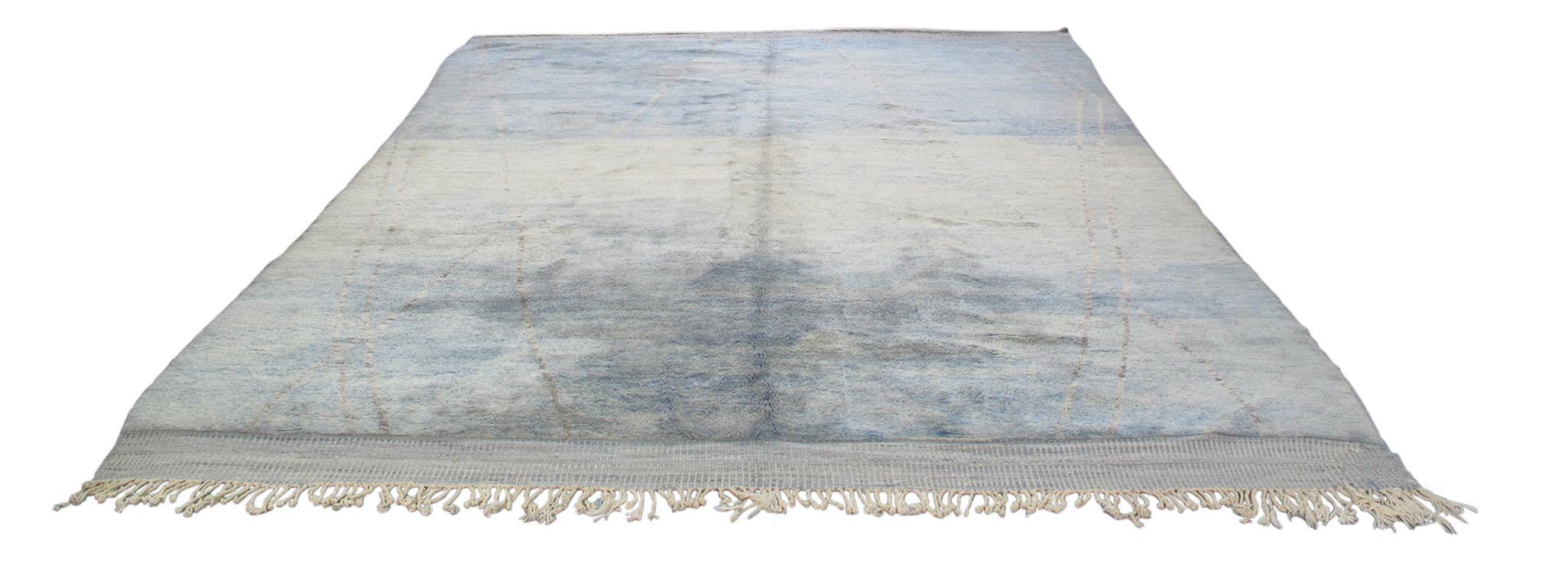NASIRI Carpets - Beni Ourain Moroccan Hand-Knotted Rug For Sale 1