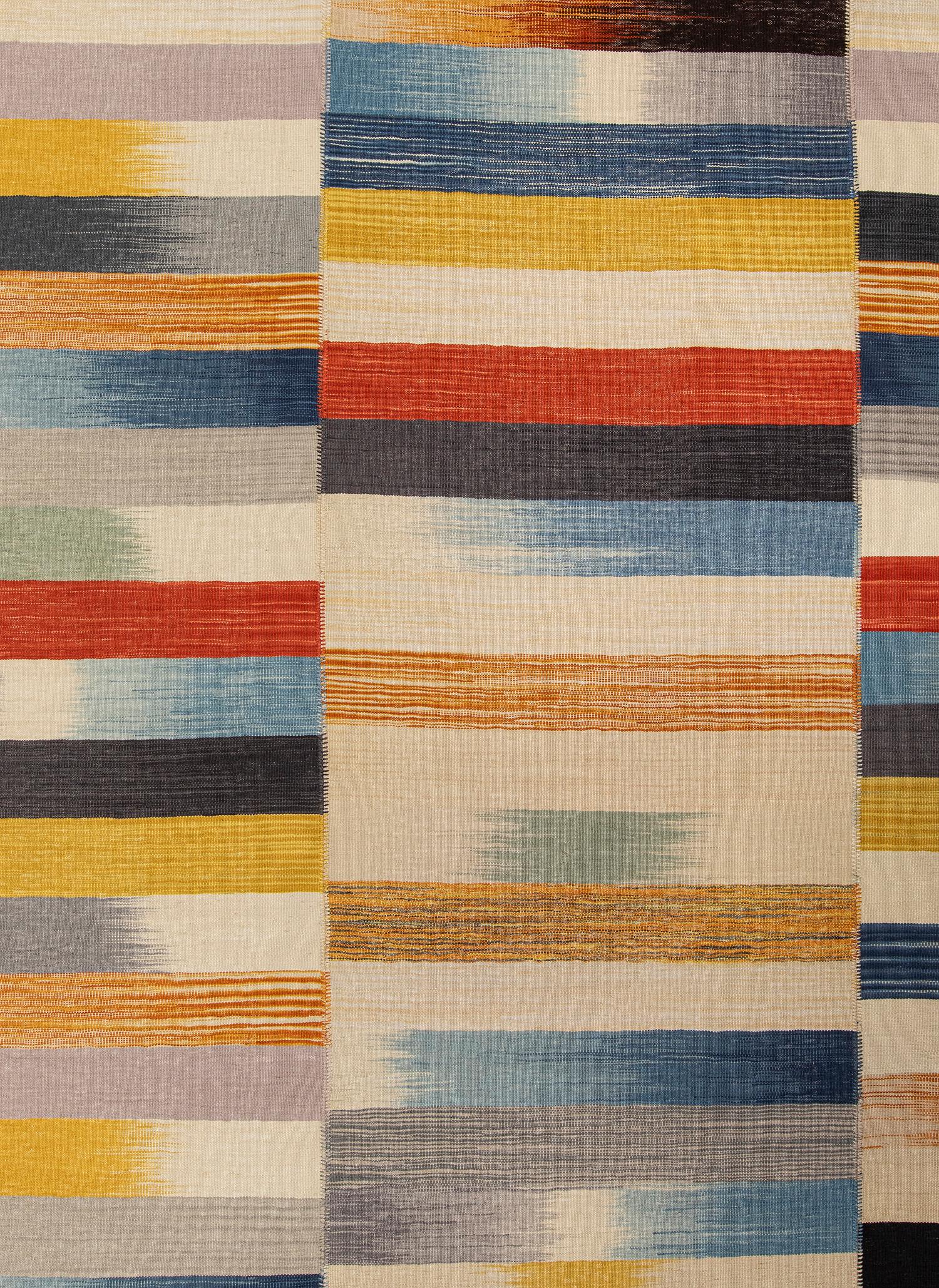 Kilim NASIRI Carpets Mazandaran Collection - Multicolor Flatweave  For Sale