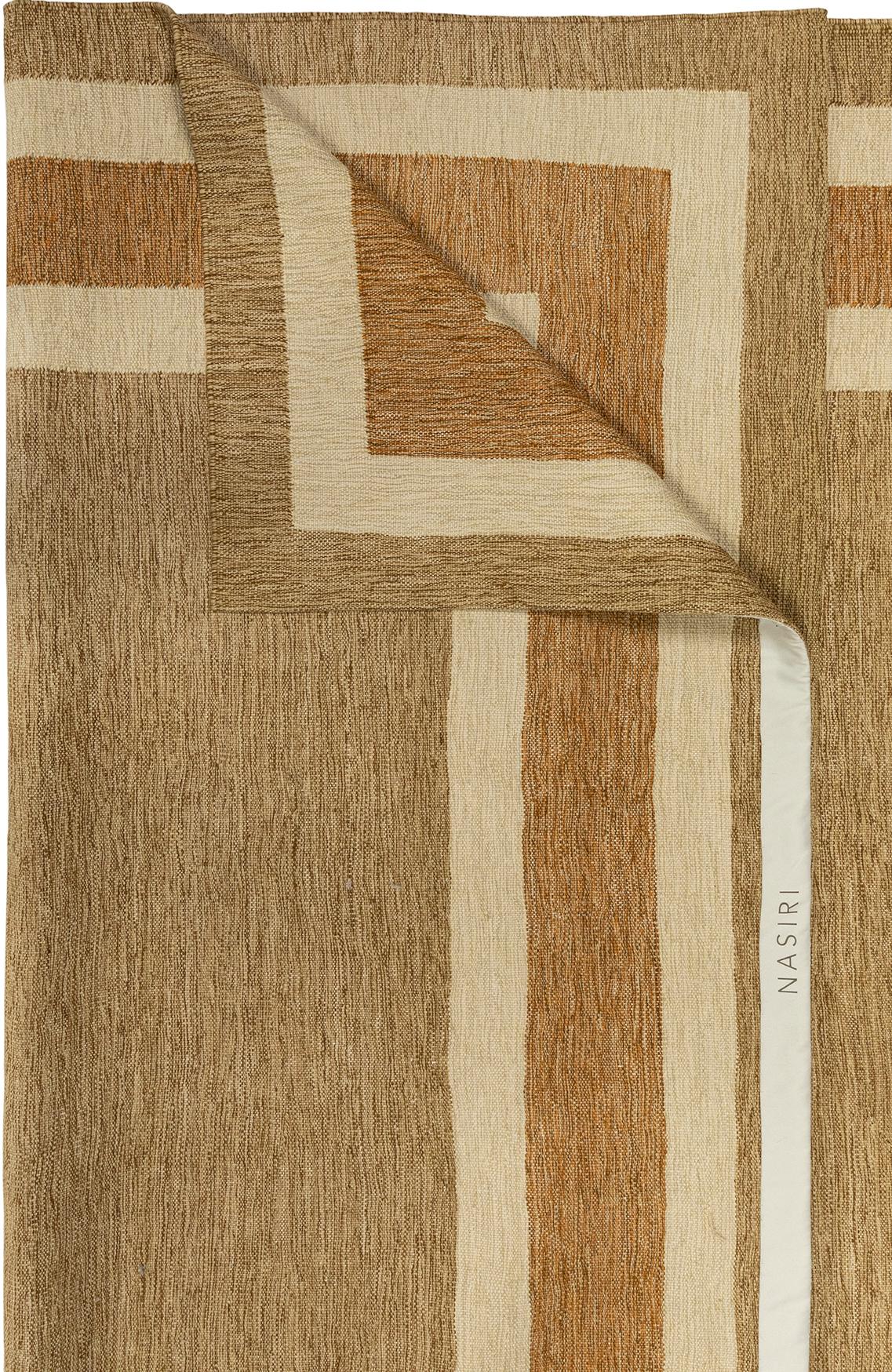 NASIRI Teppiche Moderner Kupfer-Sumak-Teppich im Angebot 3
