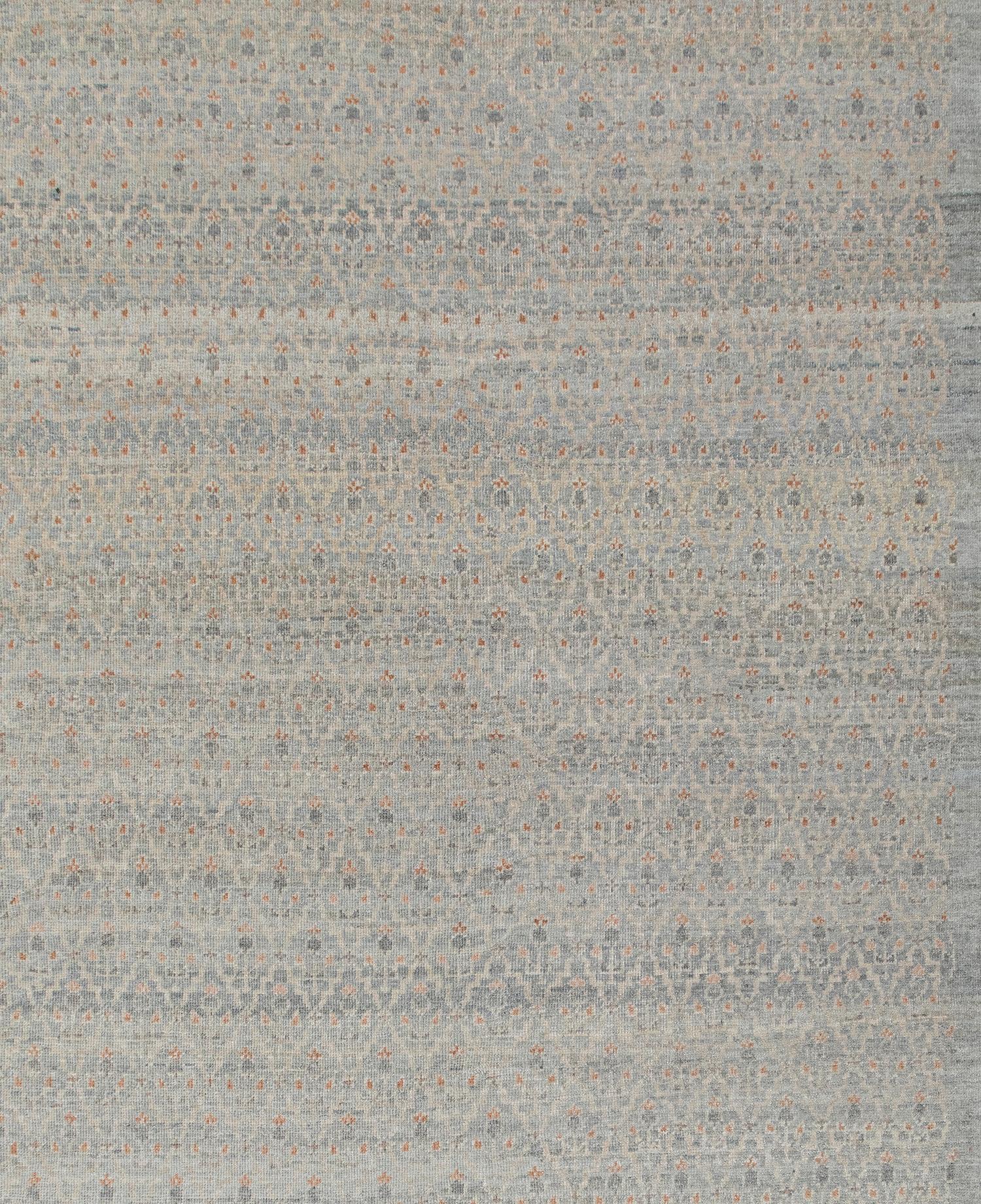 This rug resembles the rare and collectible antique Camehair Serab rugs that were produced in the 19th century and earlier.  Due to their limited availability, NASIRI revived the ancient dyeing and weaving techniques that had dissolved over the