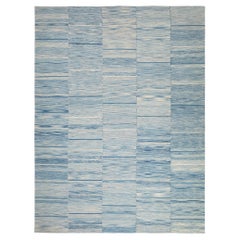 Collezione NASIRI Mazandaran - Tessitura piatta blu