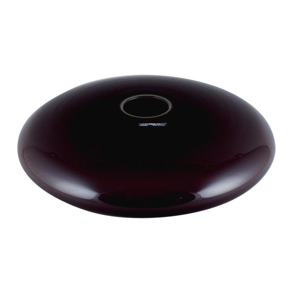 Nason Moretti pour Murano, Italie, grand vase moderniste en verre d'art en vente