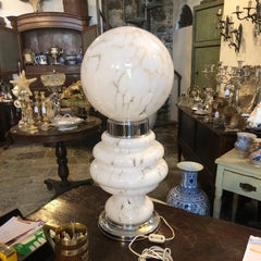 Nason Space Age Italian Murano glass Table Lamp for Mazzega, circa 1965