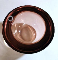 Nason V. Murano Ashtray in "Vetro Sommerso"