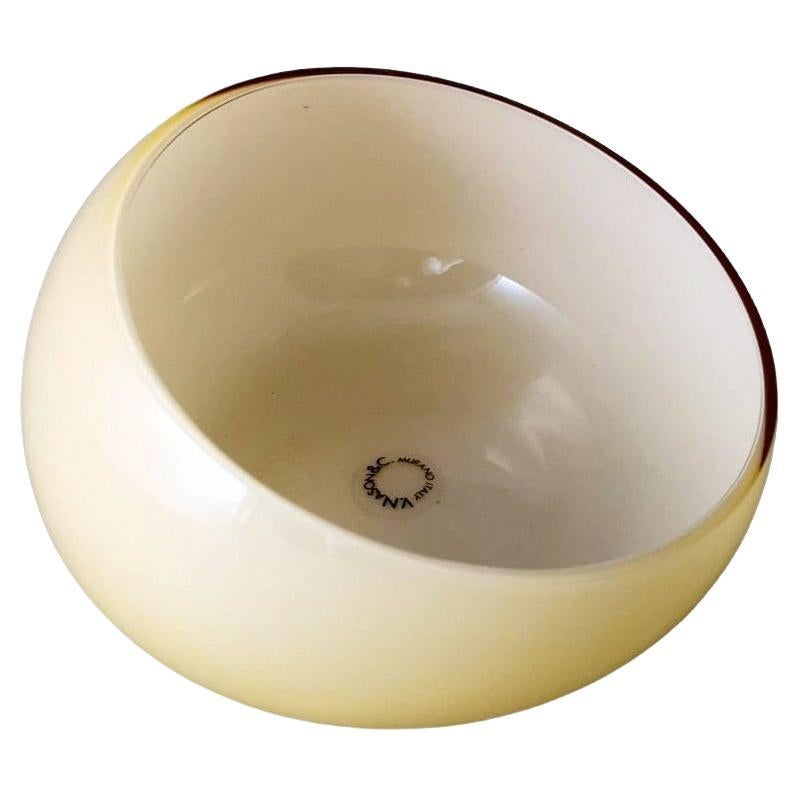 Nason V. Murano Empty Pockets (Bowl) In Blown And "Incamiciato" Glass. For Sale
