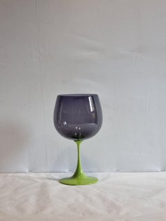 Ensemble de six verres Bourgogne "Burlesque" de Murano, de NasonMoretti, Italie, 2023