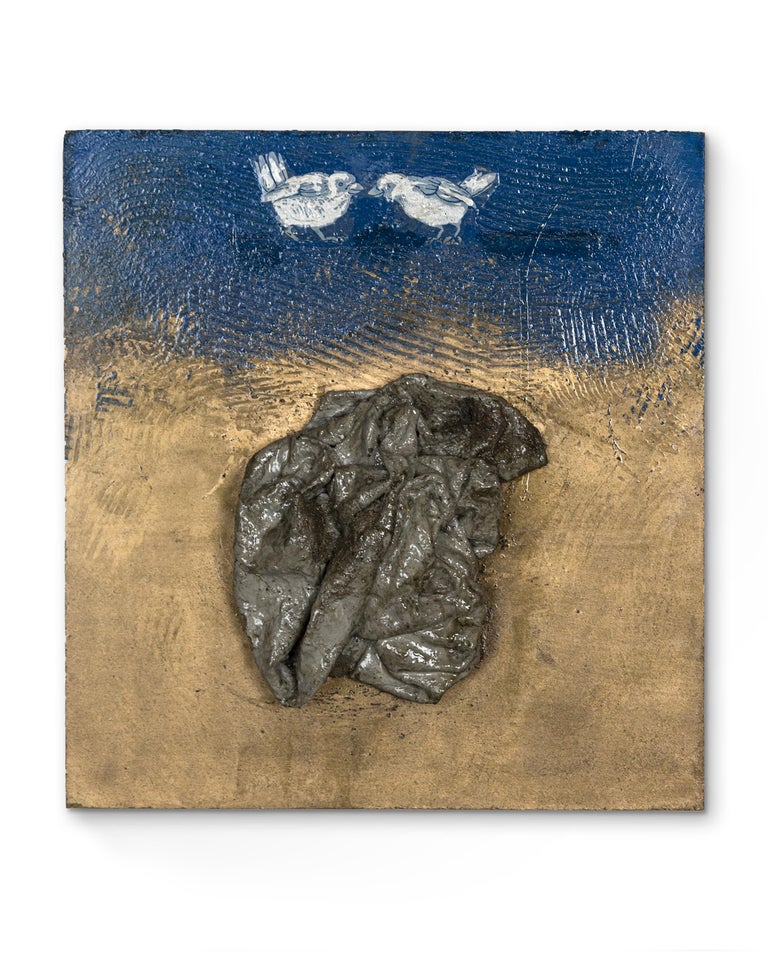 Nasrin Abu Baker Two birds above concrete Keywords Contemporary art