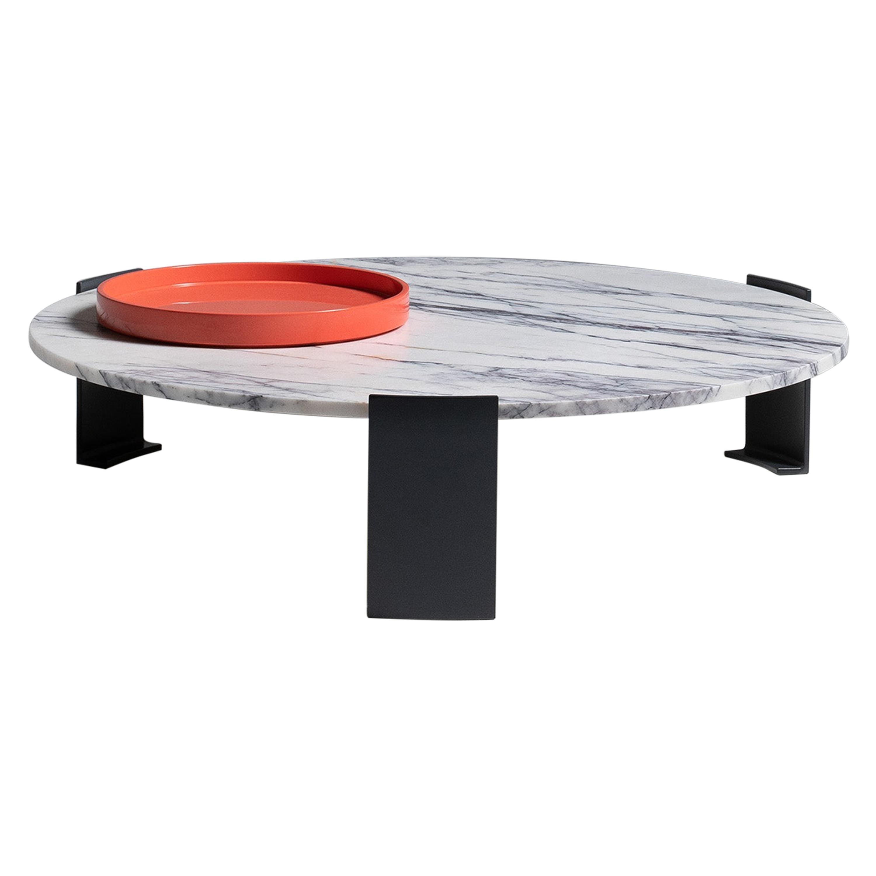Nassau Table Coffee Table, Marble, Memphis, France, Le Berre Vevaud For Sale