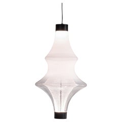 Nasse 01 Small by MarCo Zito & BTM, lampe à suspension en verre de Murano soufflé