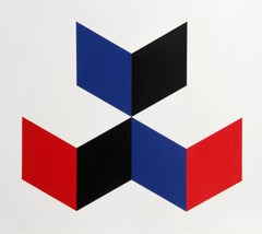 31-E-78, Geometric Minimalist Silkscreen by Nassos Daphnis