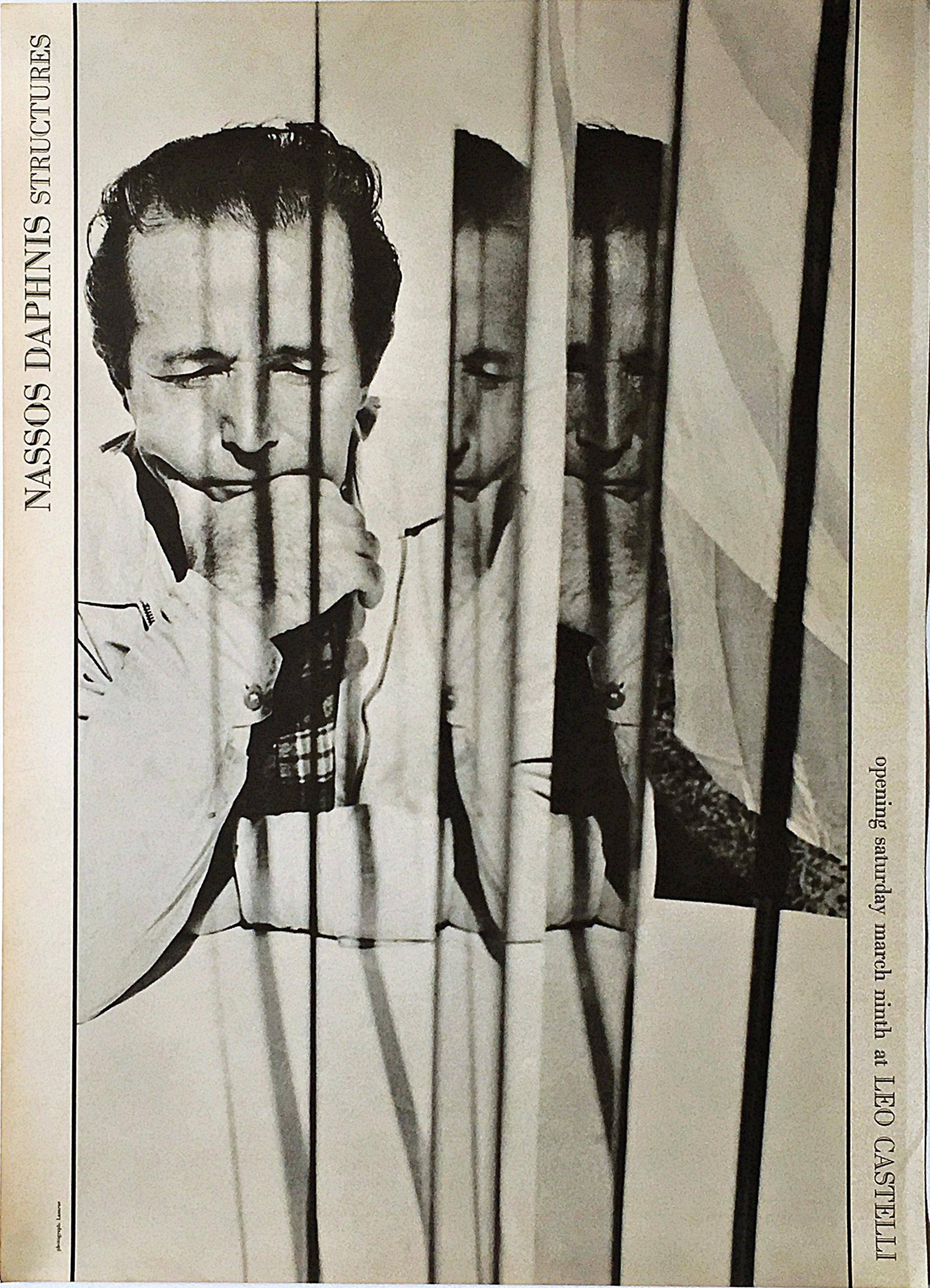 Nassos Daphnos, Structures ( invitation de la galerie Rare Leo Castelli