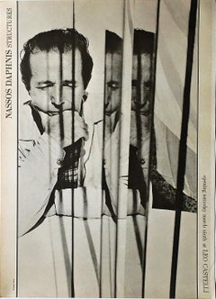 Nassos Daphnos, Structures ( invitation de la galerie Rare Leo Castelli
