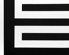 SS-1-78, Serigrafía minimalista geométrica de Nassos Daphnis