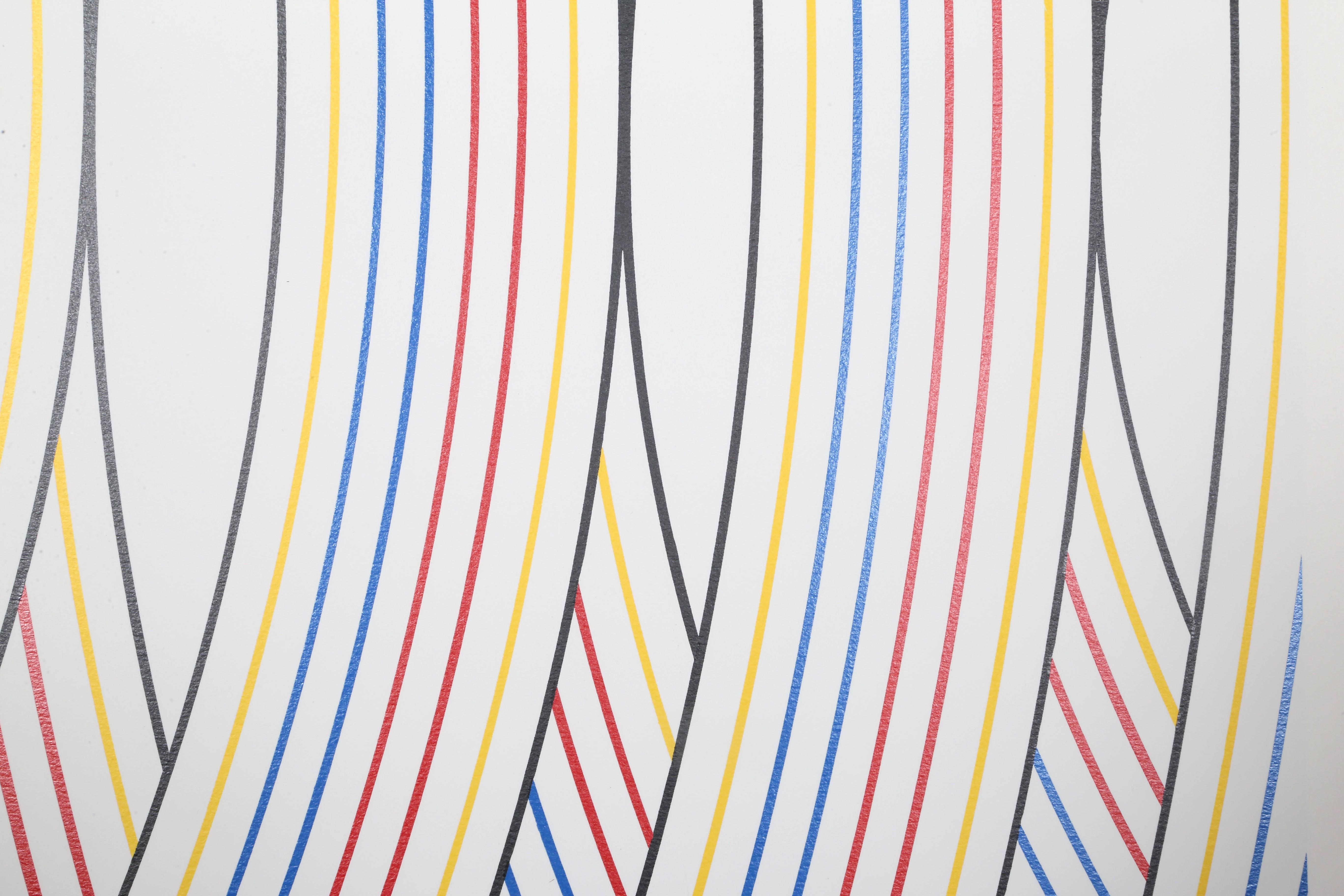 Künstler:  Nassos Daphnis, Grieche (1914 - 2010)
Titel:  SS 1-82
Jahr:  1982
Medium:  Siebdruck, signiert und nummeriert mit Bleistift
Auflage:  22/120
Größe:  35.75  x 30 in. (90.81  x 76,2 cm)