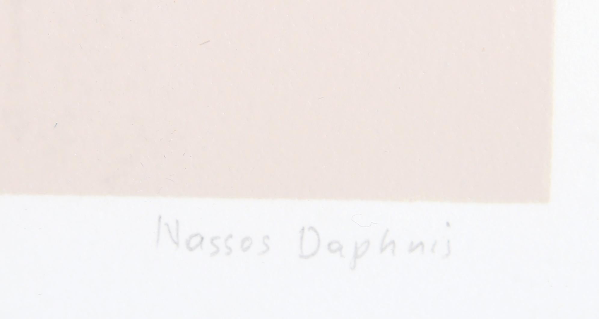 SS 12-78, Minimalistischer Siebdruck von Nassos Daphnis im Angebot 1