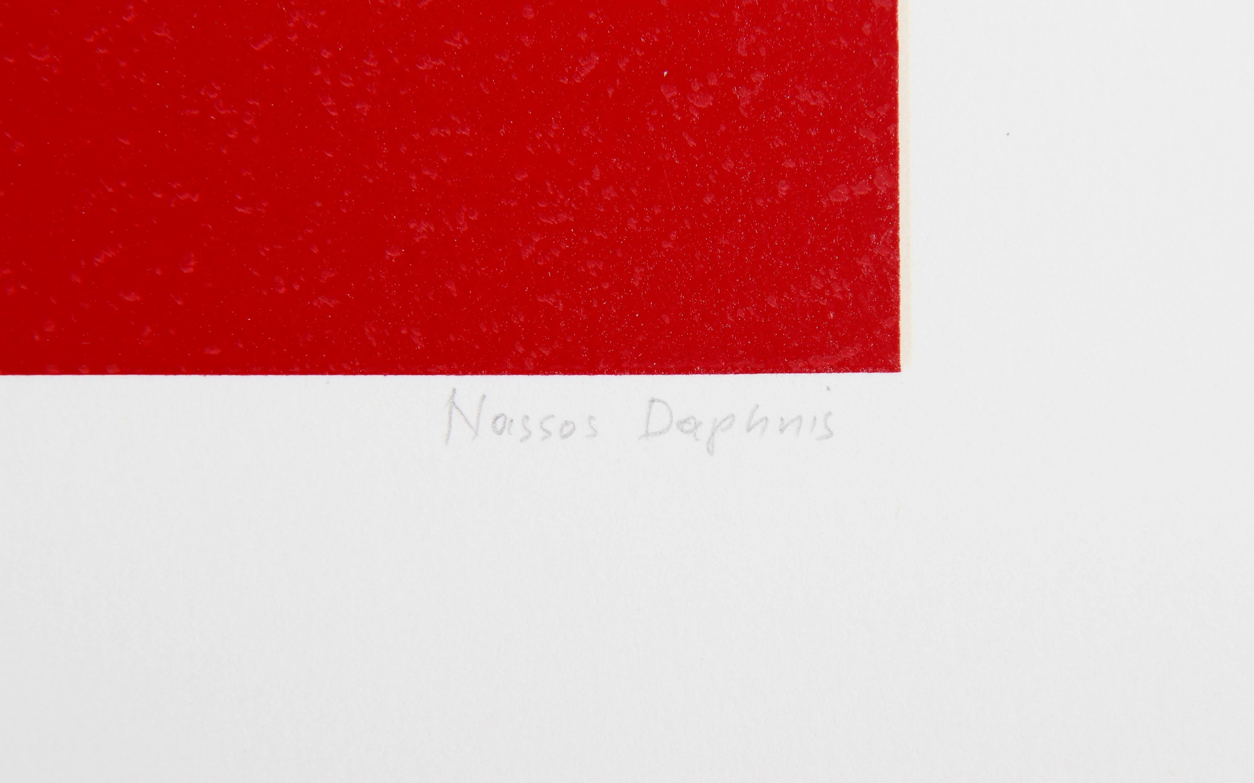 SS 1778, sérigraphie minimaliste de Nassos Daphnis en vente 1