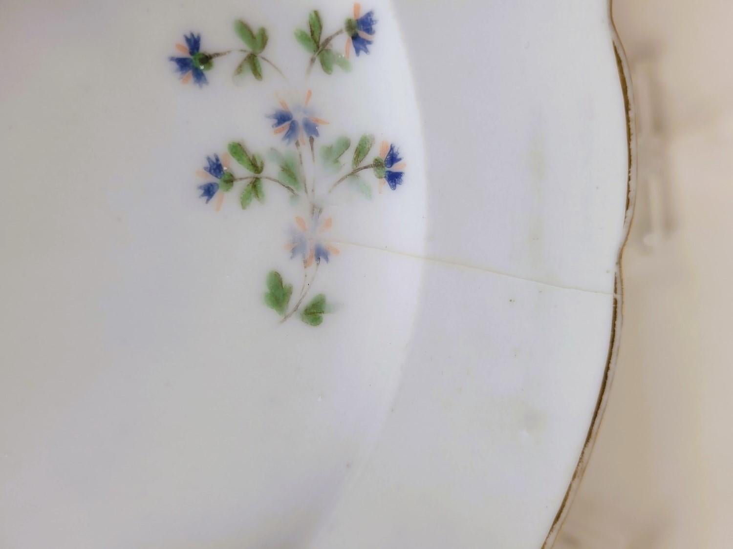 Nast In Paris, Series Of 12 Barbeaux Plates, 18th Century For Sale 4