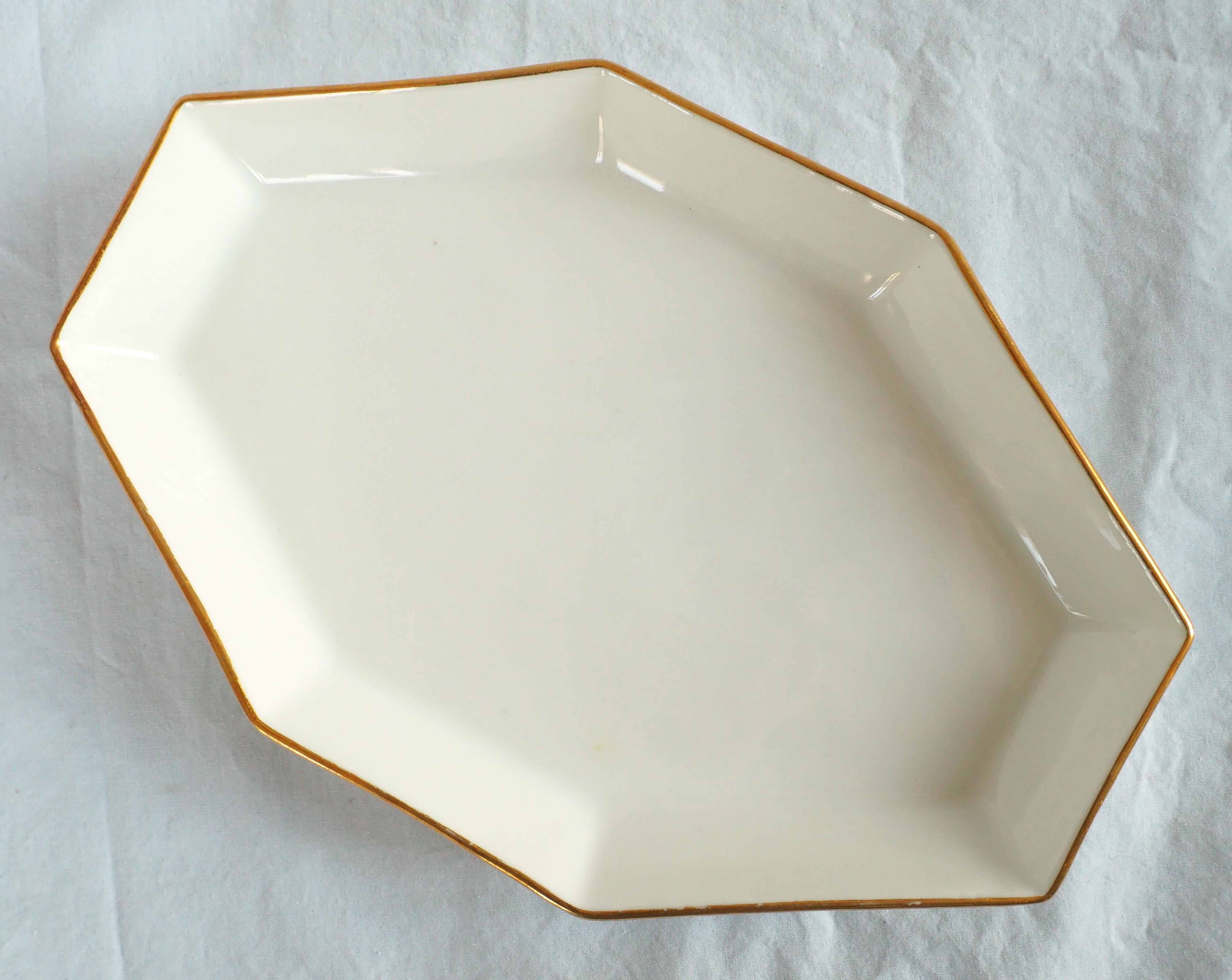 Nast Manufacture : set of 12 Empire Paris porcelain egg cups - circa 1805 For Sale 7