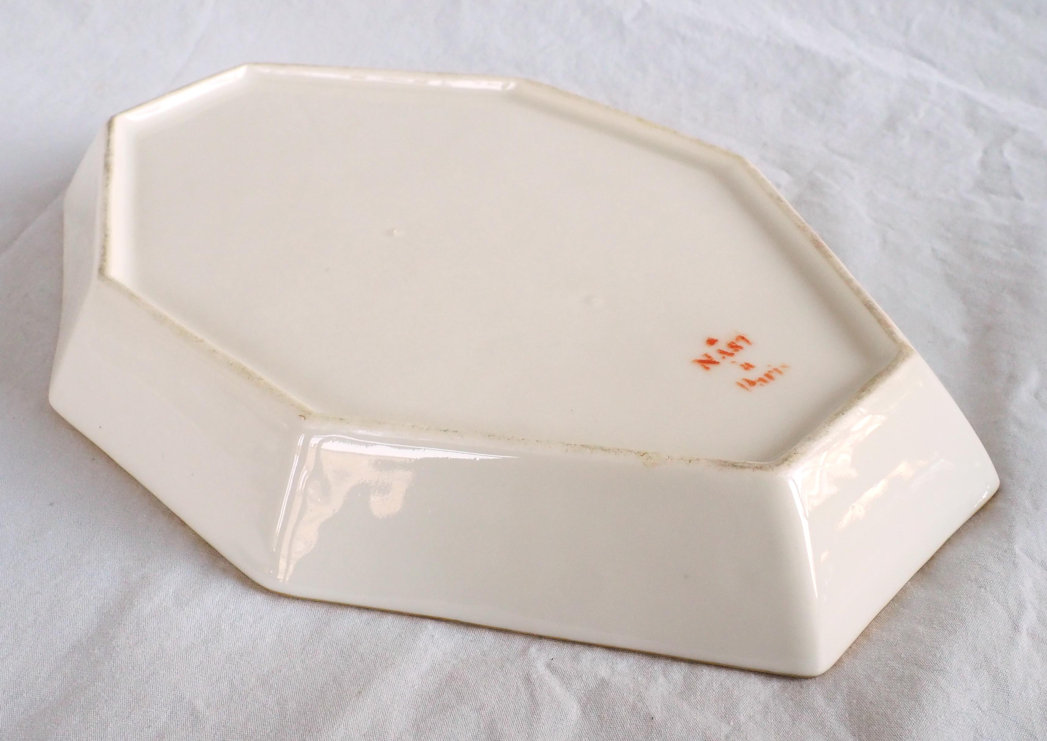 Nast Manufacture : set of 12 Empire Paris porcelain egg cups - circa 1805 For Sale 9