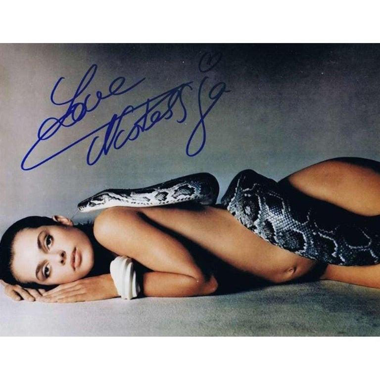 German-born Nastassja Kinski (1960-) was an international sex symbol of the 1970s and 1980s. She has appeared in over 60 movies, winning a Golden Globe for her youthful performance as the title character in Tess.

This autographed photo of Kinski