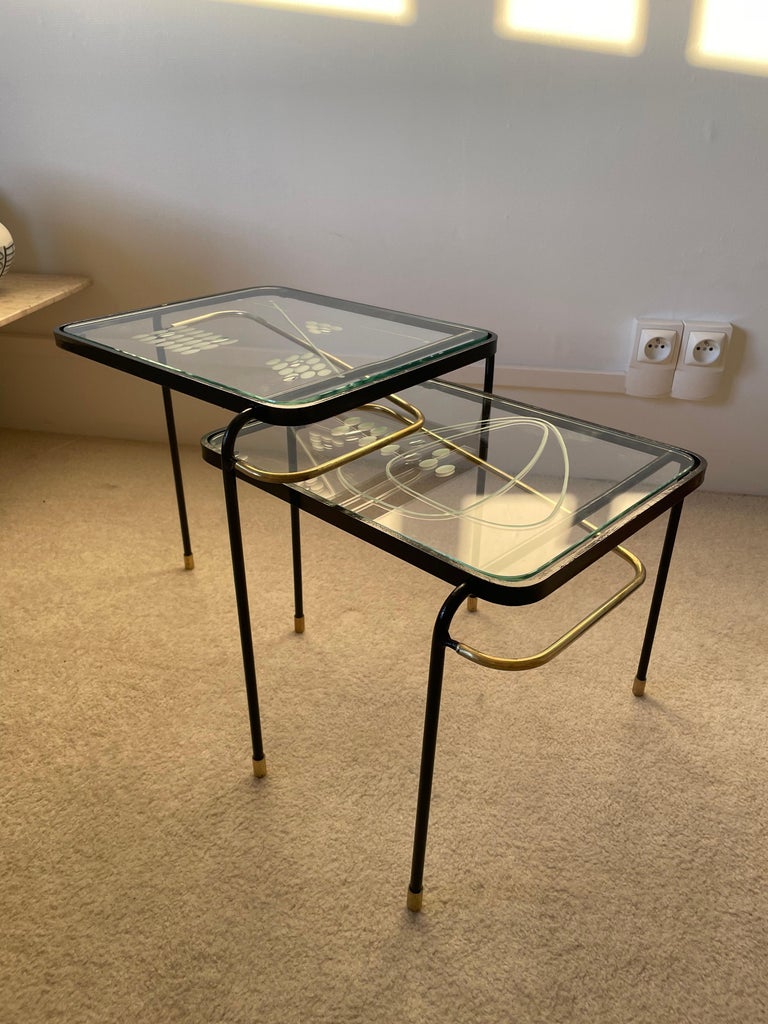 格安マテゴ ネスティングテーブル1950's Mathieu Mategot Nasting Tables by Mathieu Mategot at 1stDibs | mathieu mategot