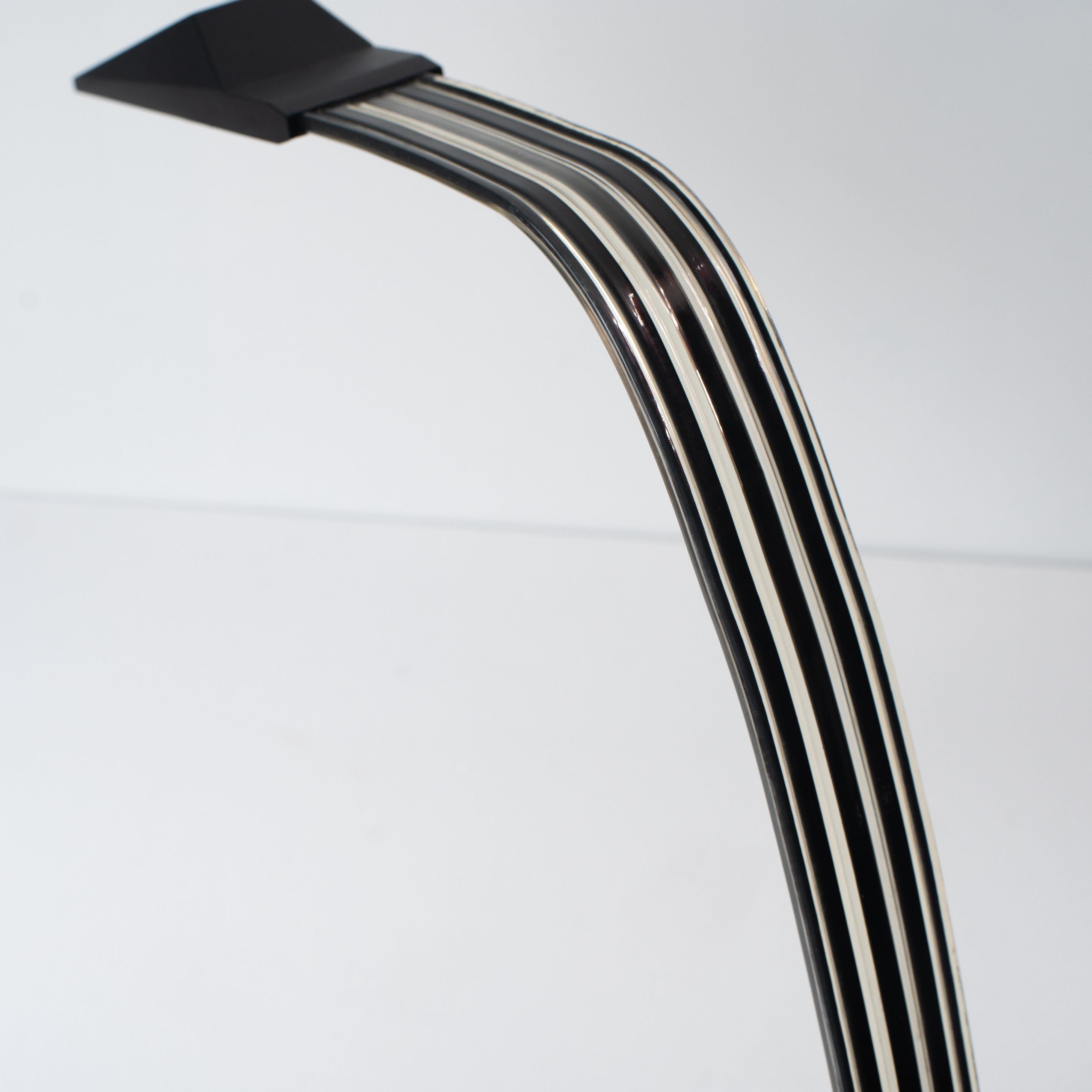 Nastro desk lamp black Stilnovo Italian modern lighting For Sale 1
