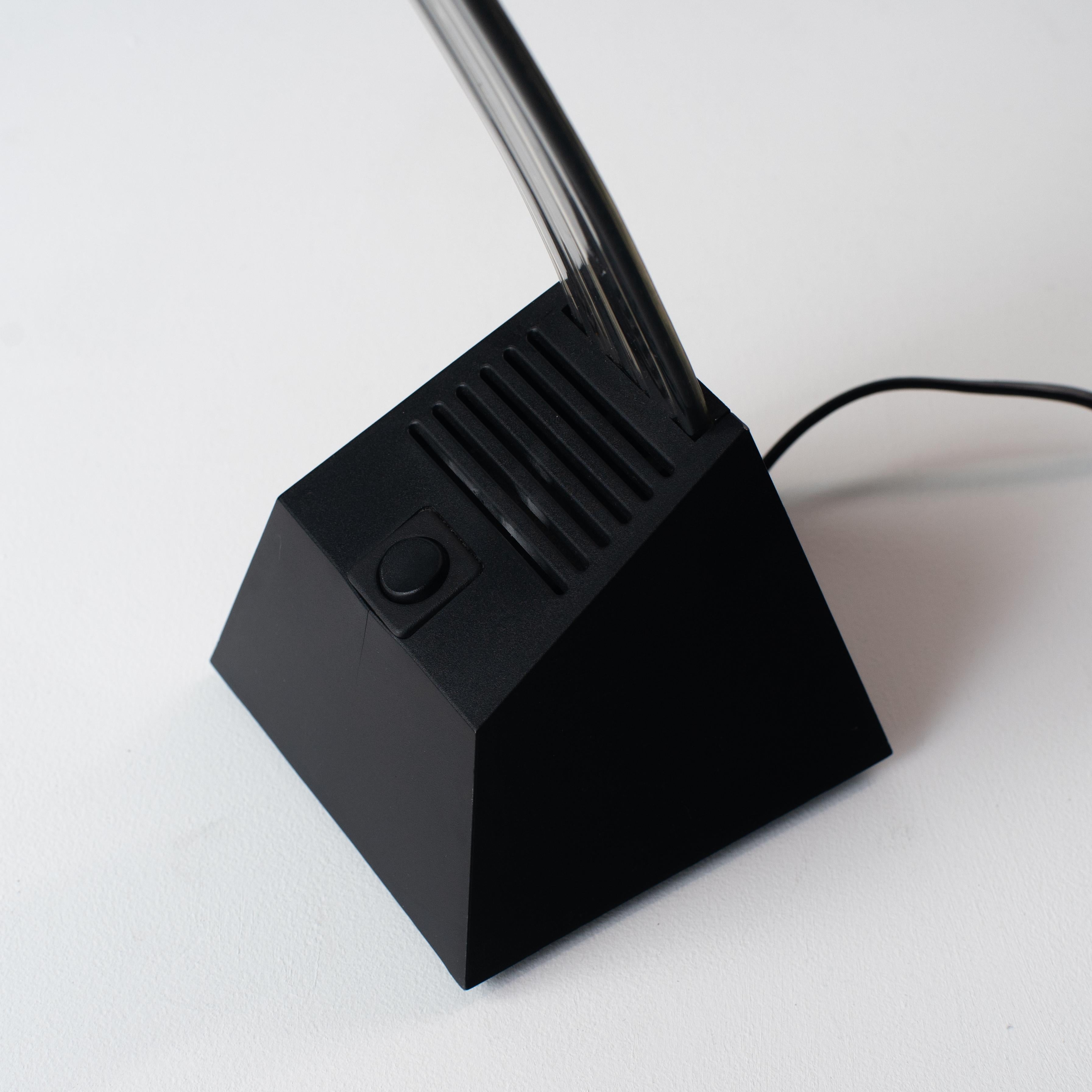 Nastro desk lamp black Stilnovo Italian modern lighting For Sale 2