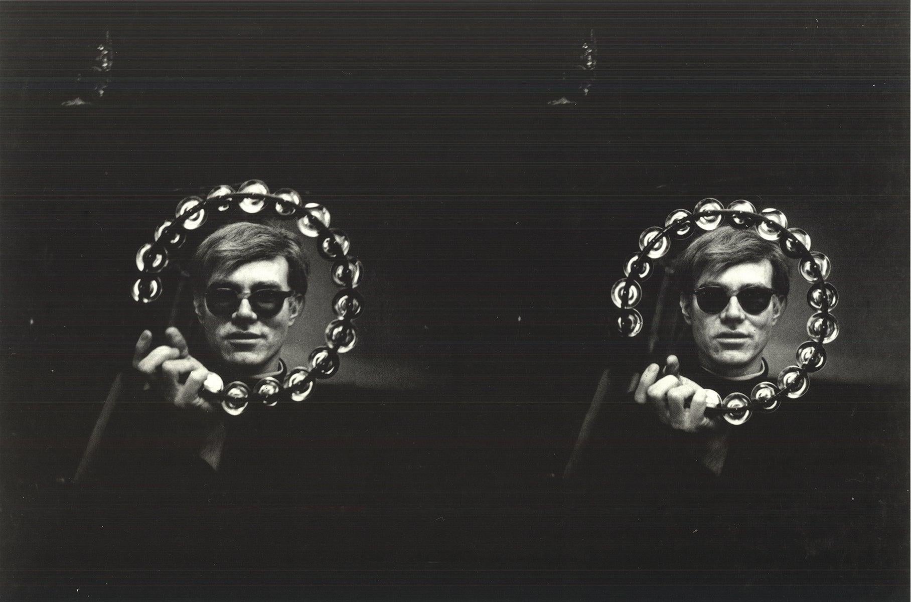 Nat Finkelstein 'Andy Warhol Double Tambourine'- Vintage For Sale 1