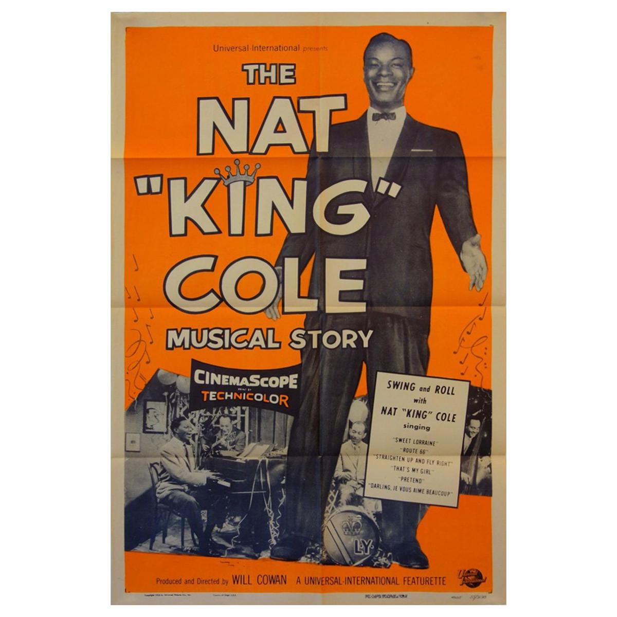 Nat 'King' Cole Musical Story, 1955, Poster For Sale