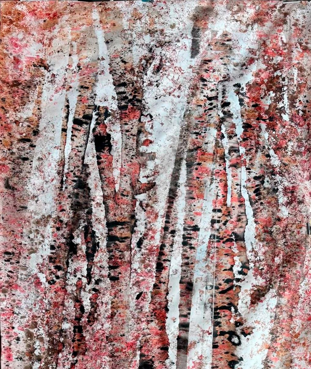 Registro en Otoño. From The Series Registros - Abstract Mixed Media Art by Nat Orlowski