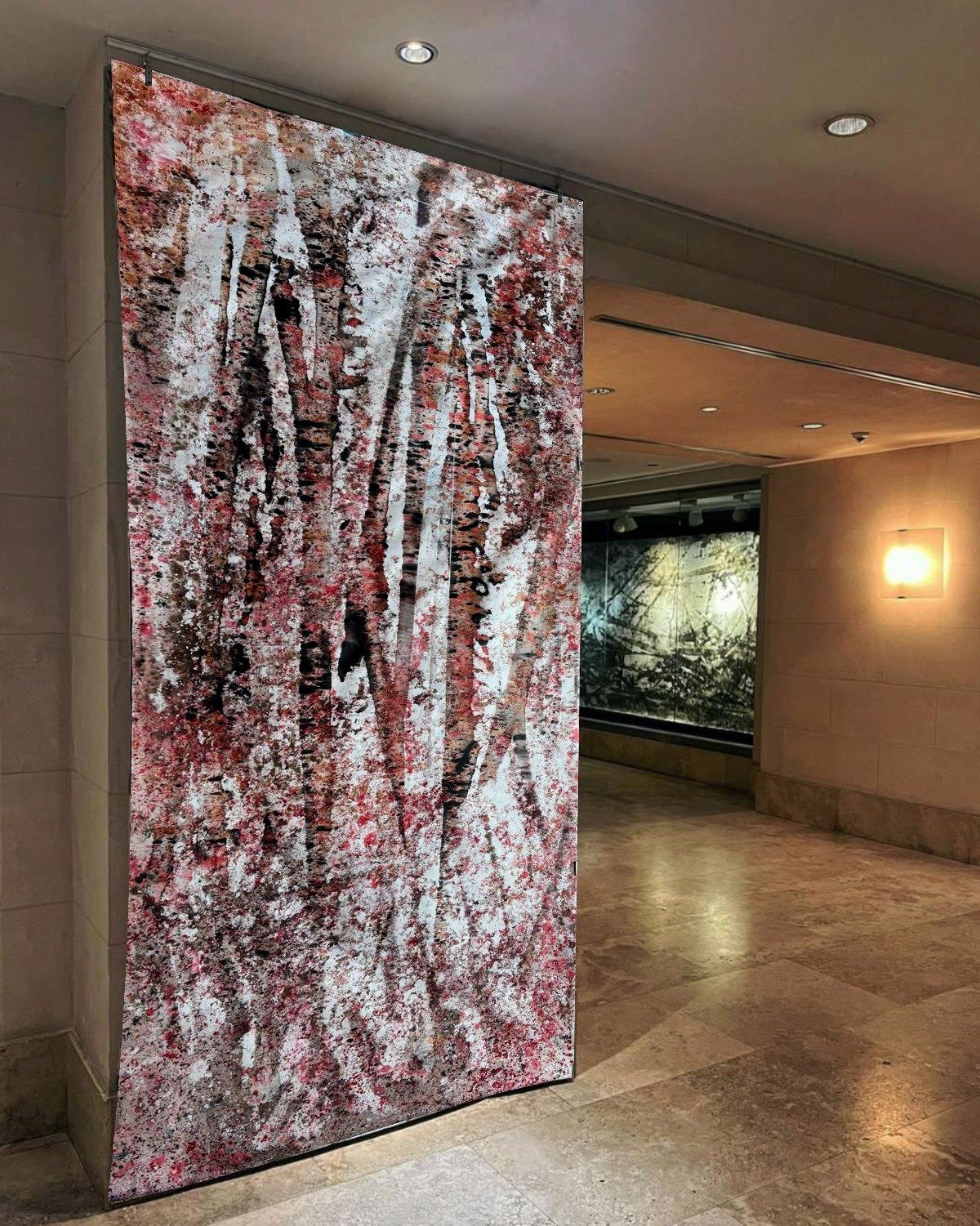 Registro en Otoño. De la serie Registros - Mixed Media Art Abstracto de Nat Orlowski