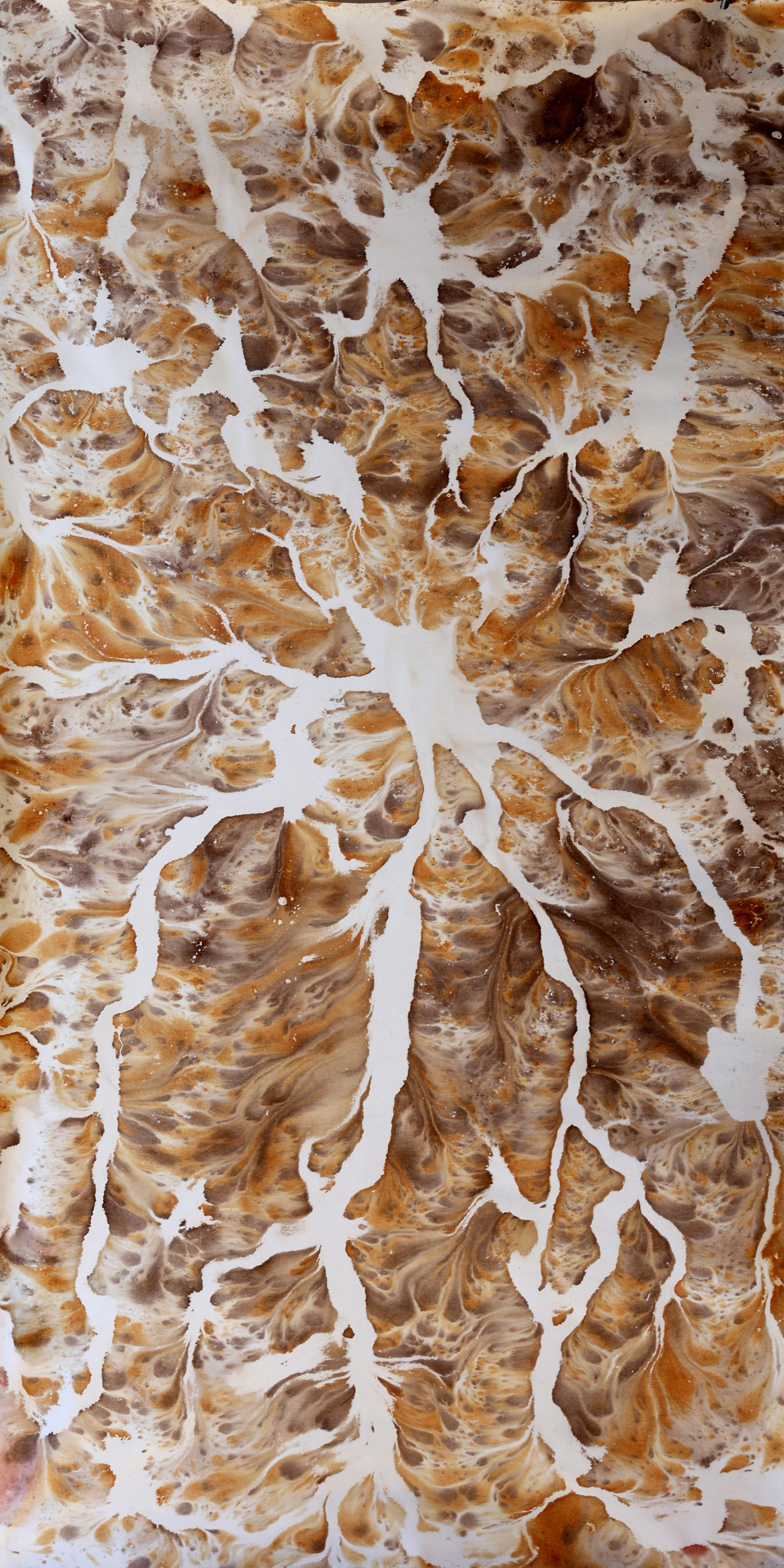 Registros en el este I. Aus der Reihe Registros – Mixed Media Art von Nat Orlowski