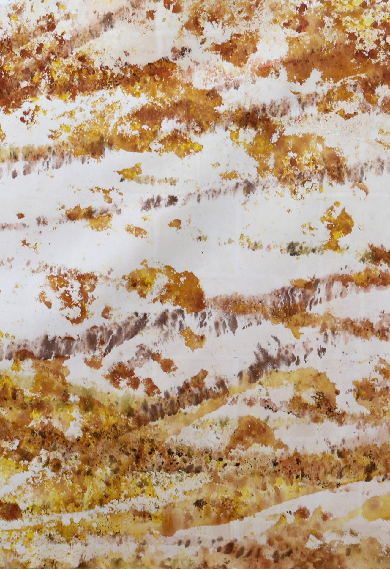 Registros I. Aus der Serie Registros (Beige), Abstract Painting, von Nat Orlowski