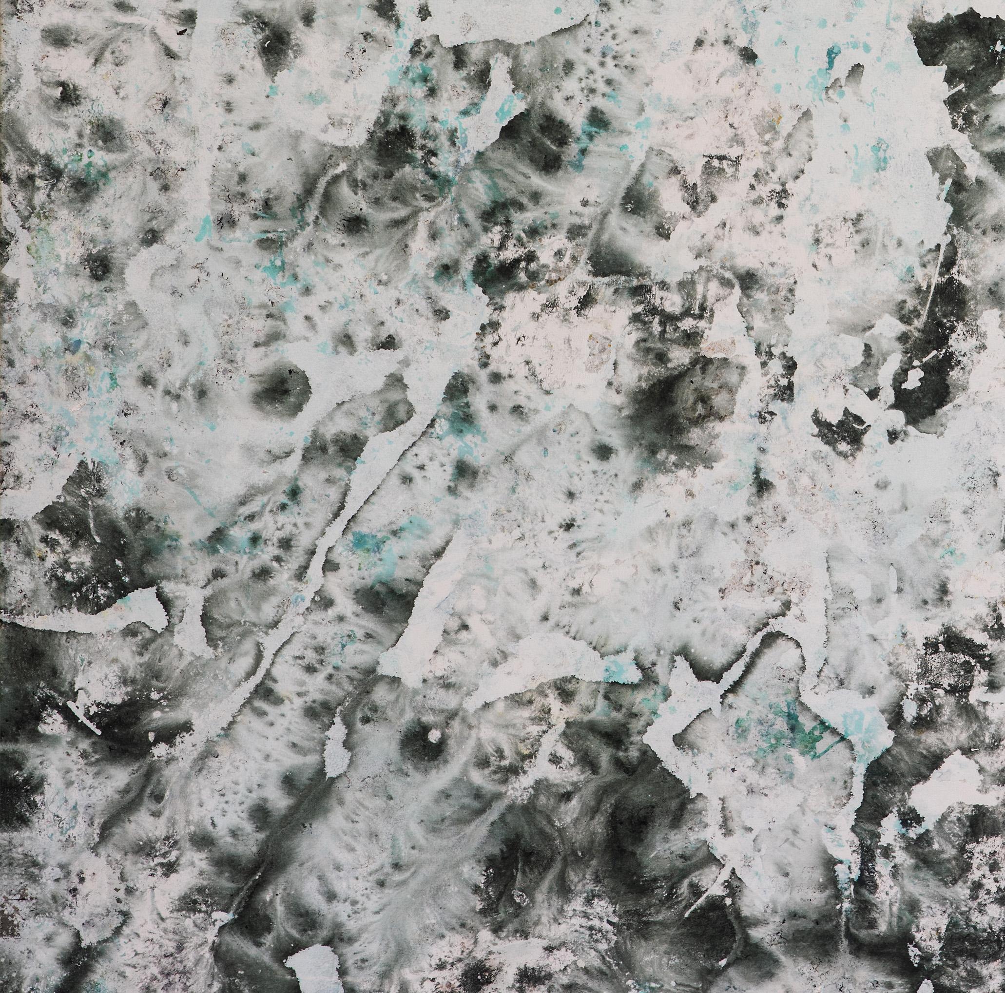 Registros XII, Dipinti astratti. Dalla serie Registros - Abstract Painting Grigio di Nat Orlowski