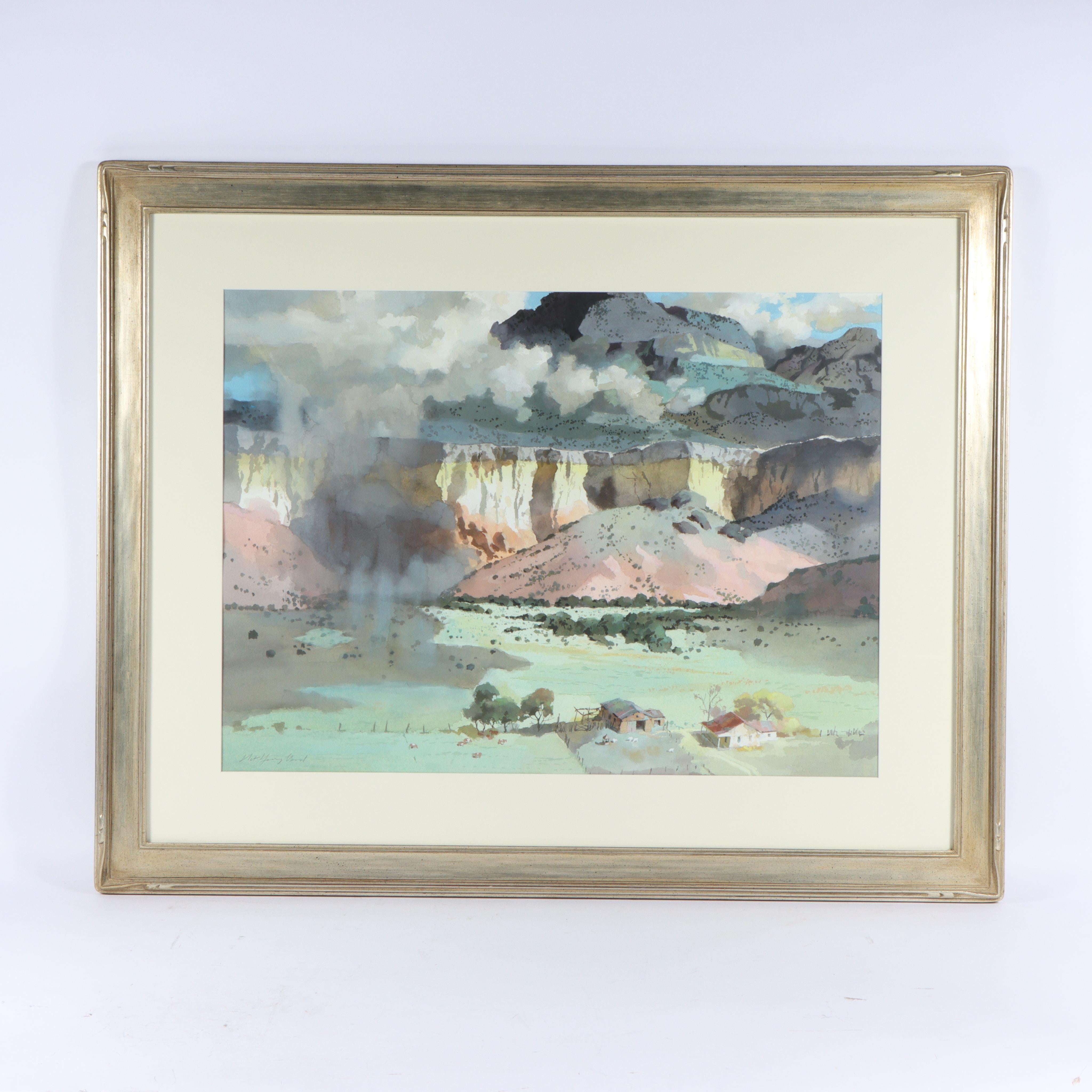 Nat Youngblood Landscape Painting – Regentanz