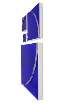 Natale Adgnot American Mixed Media Wall Collage, Titled: "Fibonacci Spiral"