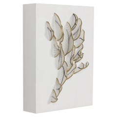 Natale Adgnot Mixed Media Wall Sculpture, Titled: "Dispersion"